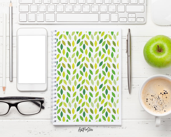 Green Leaves Personalized Vellum Dashboard