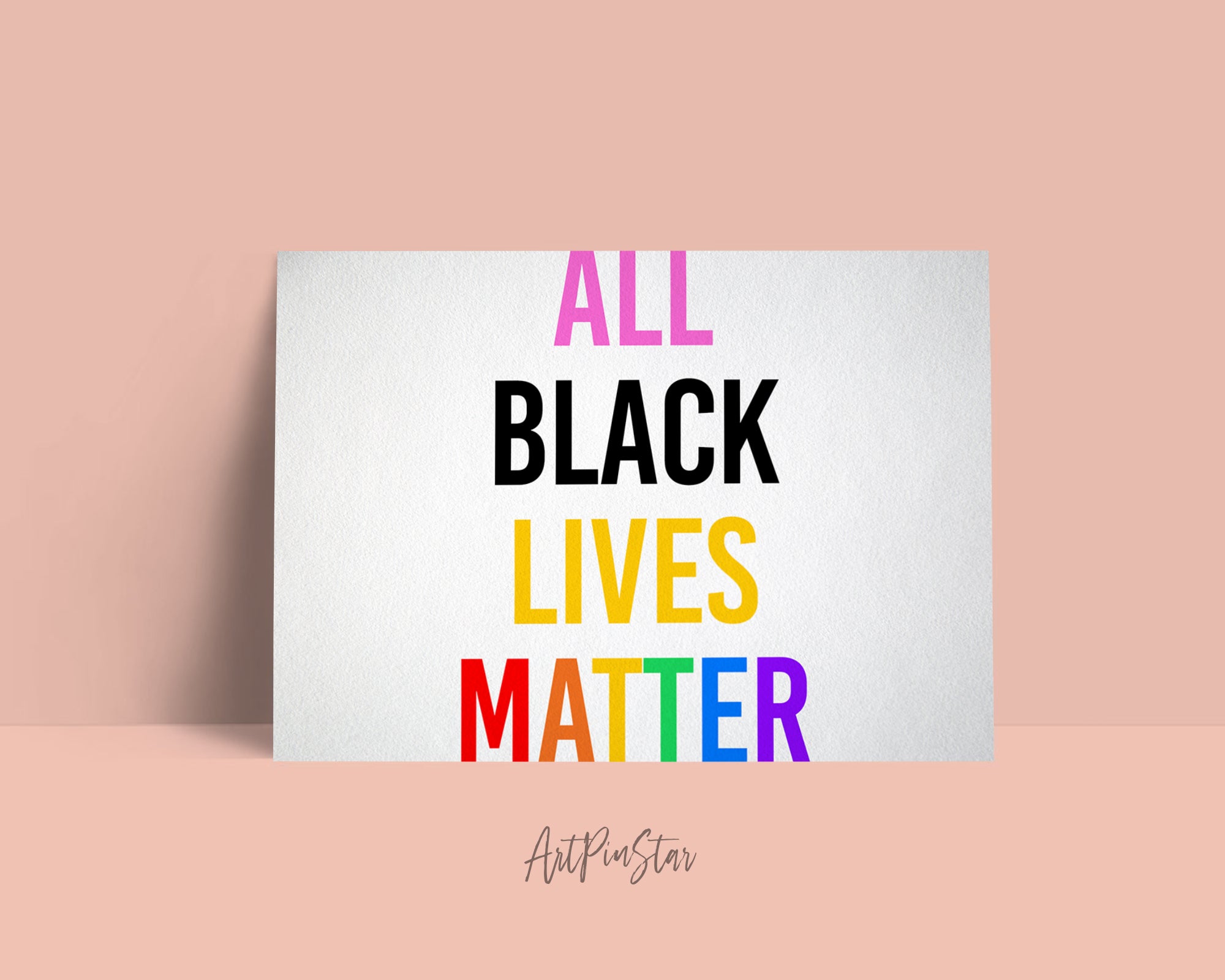 All Black Lives Matter LGBTQ Pride Cards