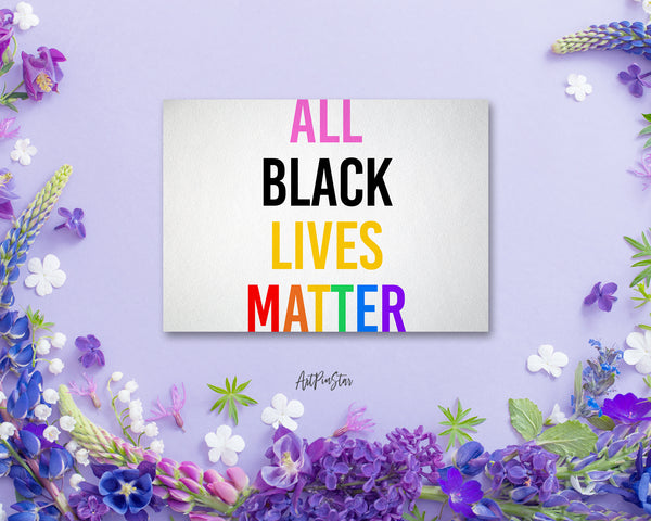 All Black Lives Matter LGBTQ Pride Cards