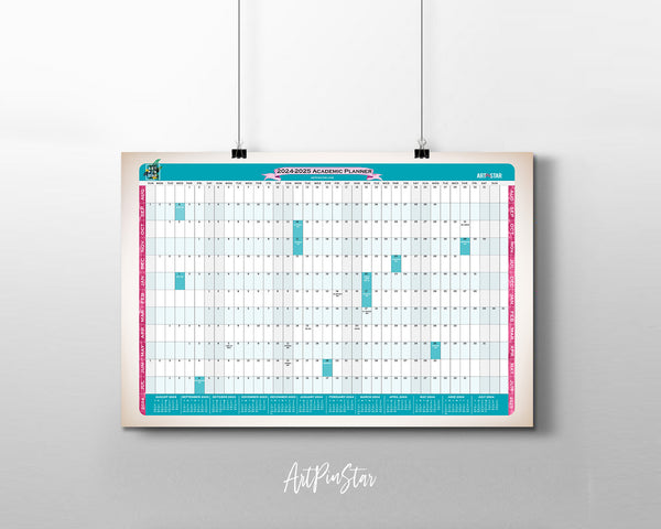 2024-25 Academic Customizable Yearly Wall Calendar