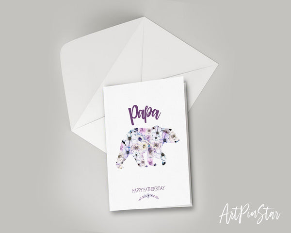 Papa bear Father's Day Occasion Greeting Cards