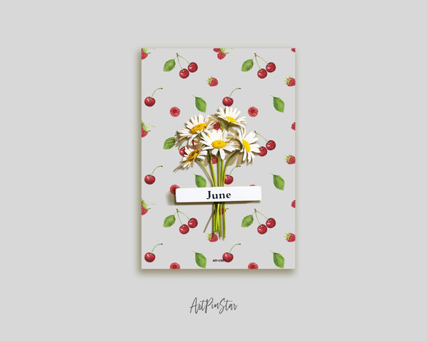 Cherries Raspberries Leaves Personalized Vellum Dashboard