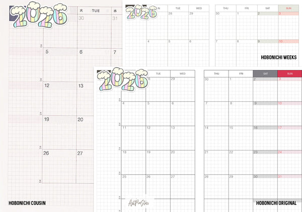 2026 - 2029 Sticker Seals White Stickers