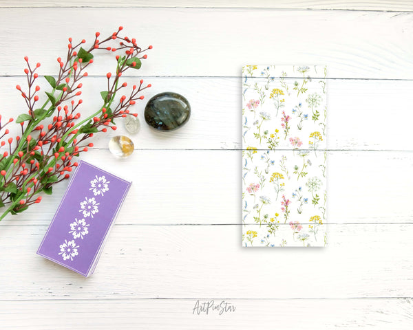 Pink Tansy Pansies Wildflower Personalized Vellum Dashboard