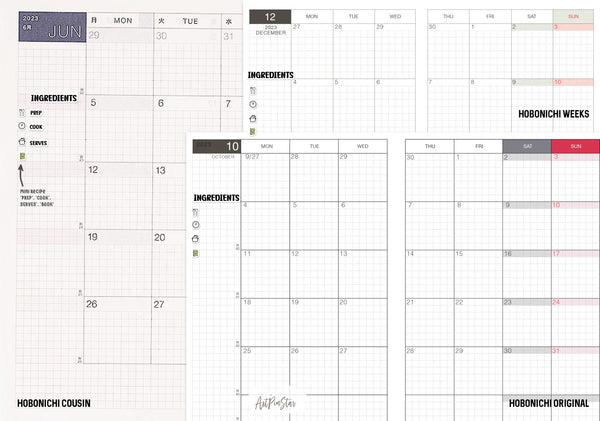 Recipe Letters White Stickers