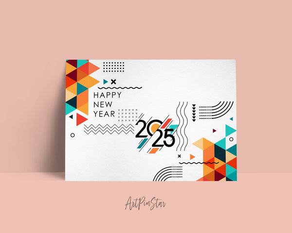 Happy New Year 2025 New Year Customized Greeting Card