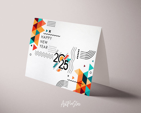 Happy New Year 2025 New Year Customized Greeting Card