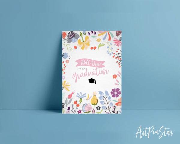 Well done on our graduation Personalized Achievement Gift Cards