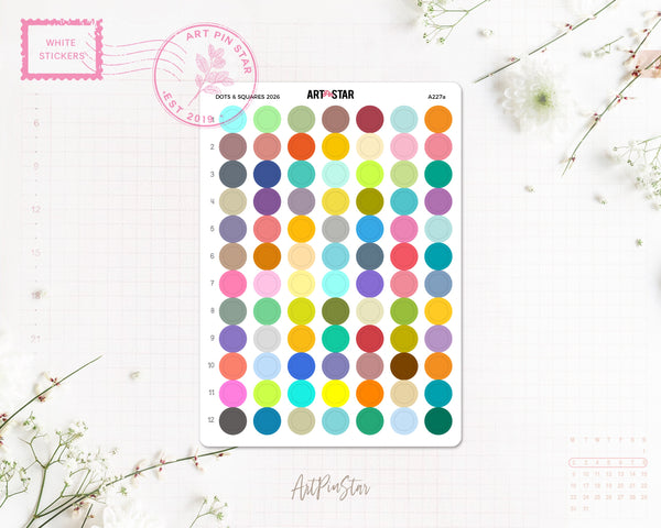 Tiny Sticky Notes White Stickers