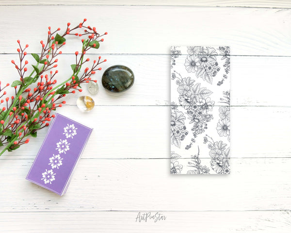 Summer Field Flowers Personalized Vellum Dashboard, Pocket, 3.19" x 4.72"