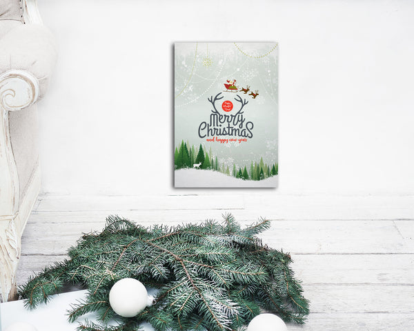 Merry Christmas and a happy new year Personalized Holiday Greeting Card Gifts