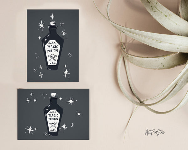 Magic Potion Halloween Custom Holiday Greeting Card