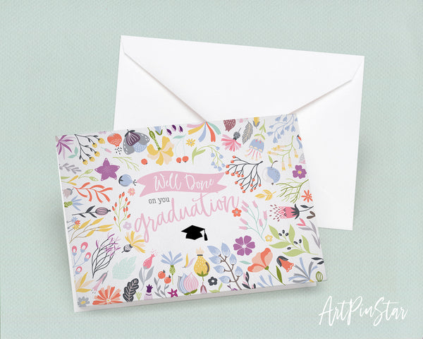 Well done on our graduation Personalized Achievement Gift Cards