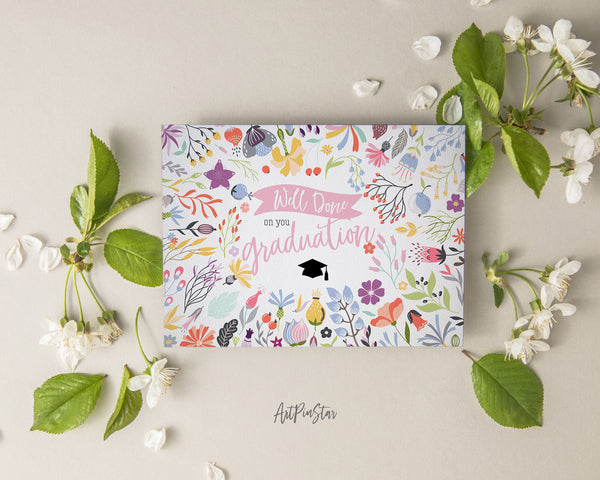 Well done on our graduation Personalized Achievement Gift Cards