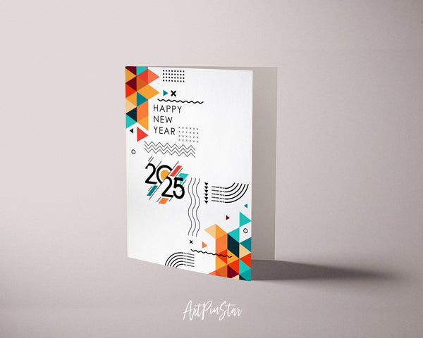 Happy New Year 2025 New Year Customized Greeting Card