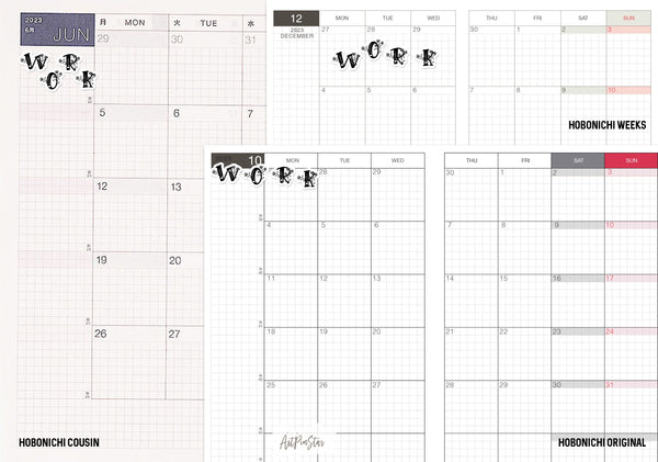 Flower Monogram White Stickers