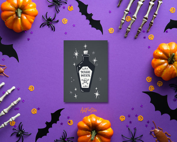 Magic Potion Halloween Custom Holiday Greeting Card