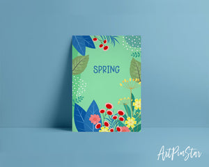 Nature Spring Customizable Season Greeting Cards