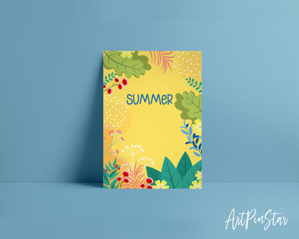 Nature Summer Customizable Season Greeting Cards