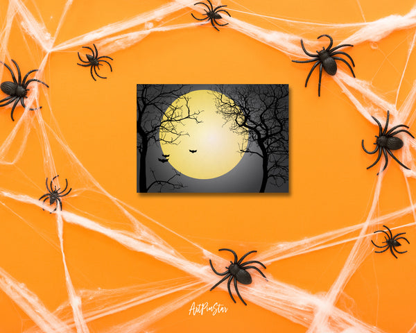 Halloween Party Full Moon Custom Holiday Greeting Card