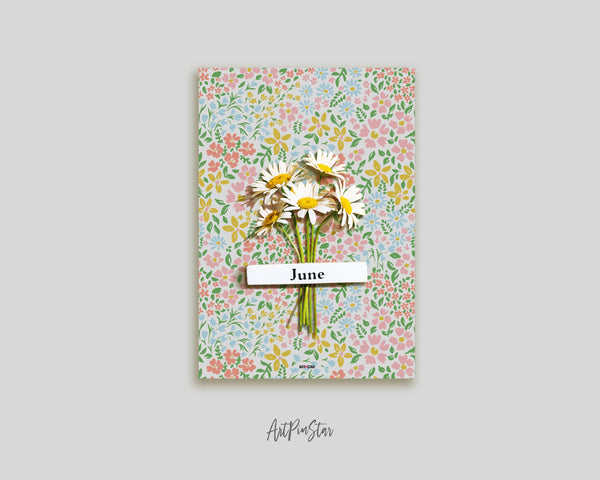 Colorful Floral Personalized Vellum Dashboard