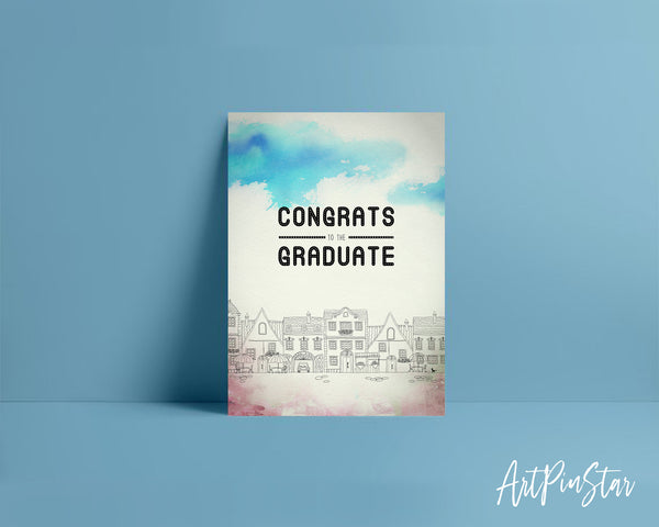 Congrats to the graduate Personalized Achievement Gift Cards