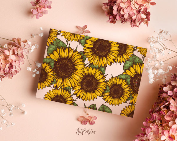 Sunflower Personalized Vellum Dashboard