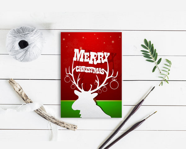 Merry Christmas Personalized Holiday Greeting Card Gifts