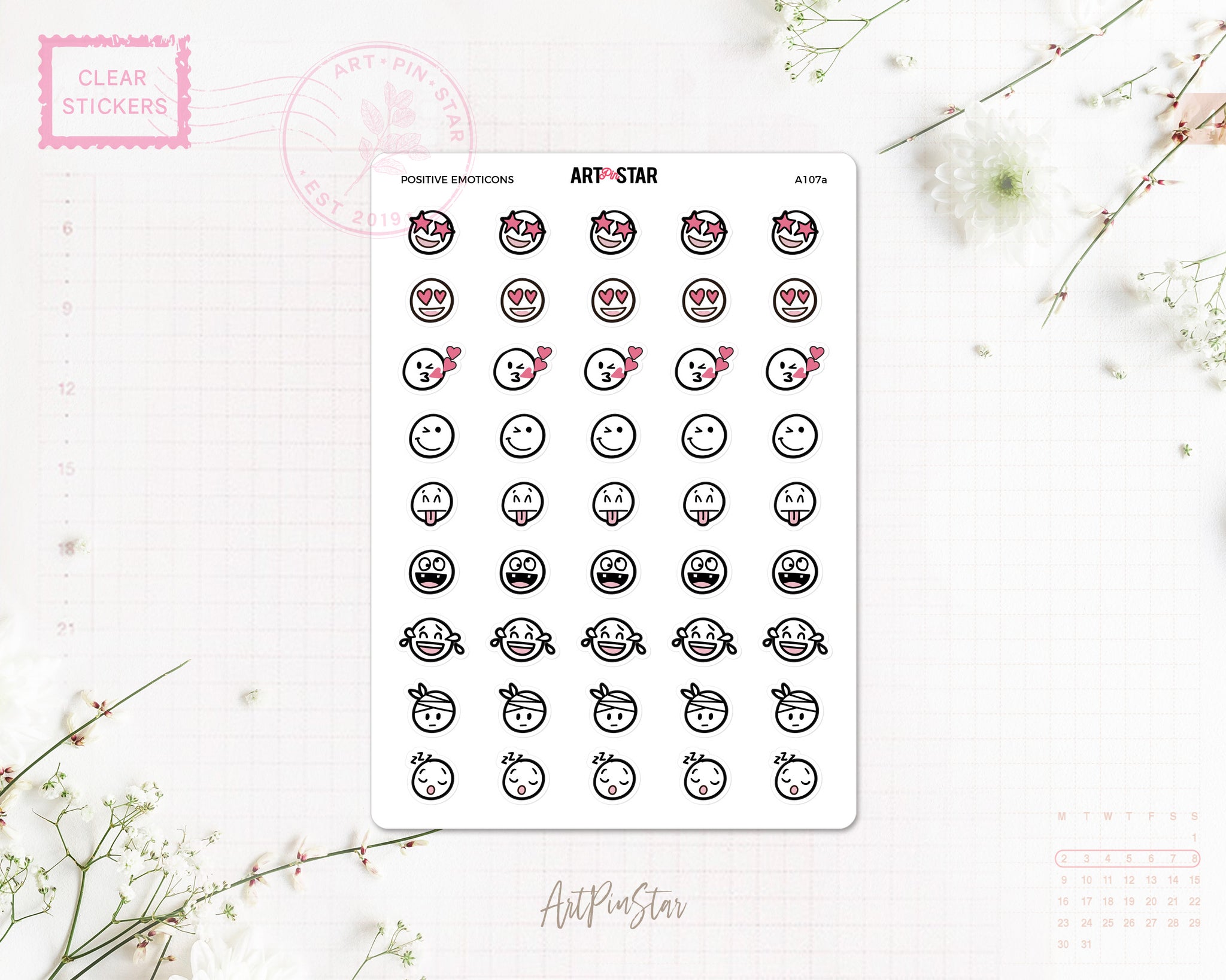 Emoticons Emojis Icons Clear Stickers