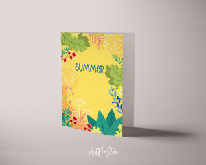 Nature Summer Customizable Season Greeting Cards