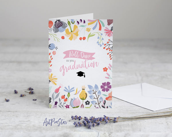 Well done on our graduation Personalized Achievement Gift Cards