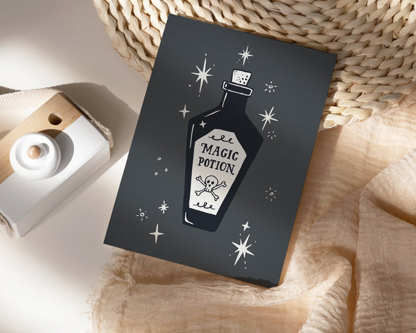 Magic Potion Halloween Custom Holiday Greeting Card