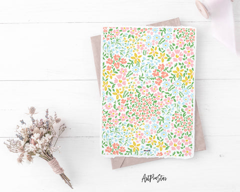 Colorful Floral Personalized Vellum Dashboard
