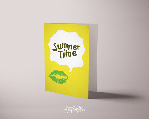 Summer Time Customizable Season Greeting Cards