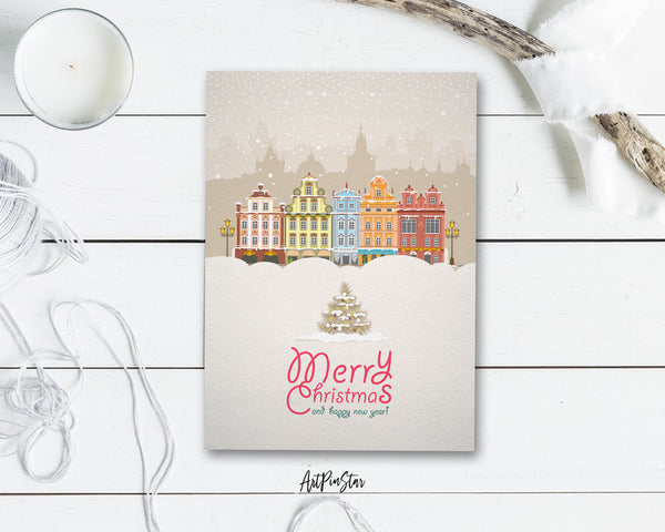 Merry Christmas and a happy new year Personalized Holiday Greeting Card Gifts