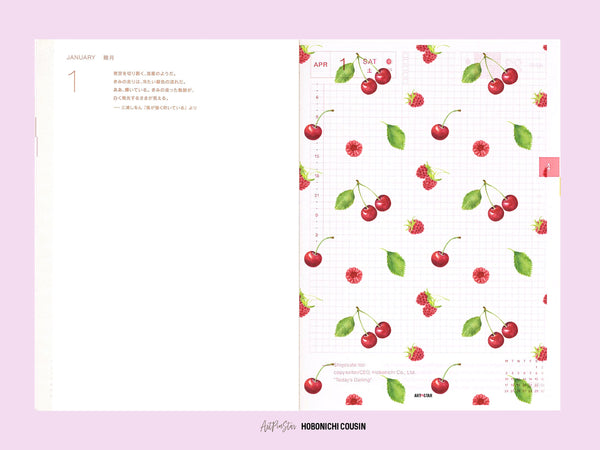 Cherries Raspberries Leaves Personalized Vellum Dashboard