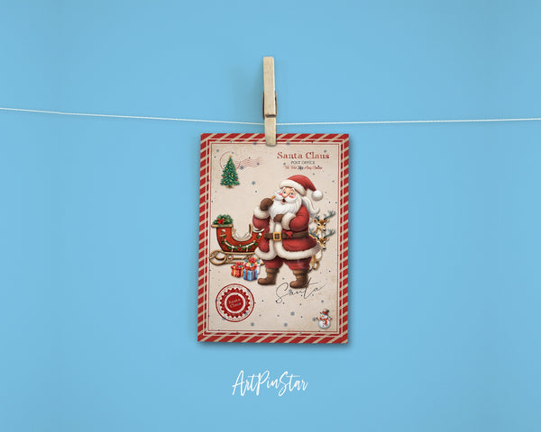 Santa Claus Official Letter Personalized Holiday Greeting Card Gifts