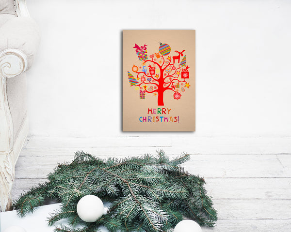 Merry Christmas Personalized Holiday Greeting Card Gifts