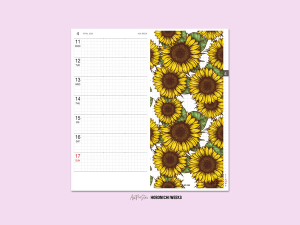 Sunflower Personalized Vellum Dashboard