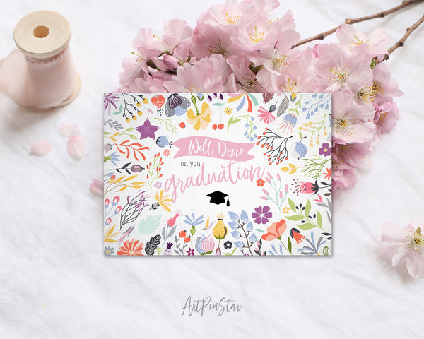 Well done on our graduation Personalized Achievement Gift Cards