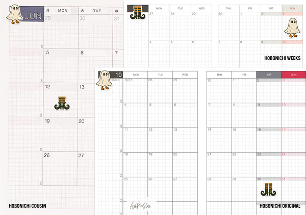 Halloween Goose White Stickers