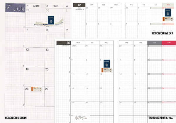 Travel Set White Stickers