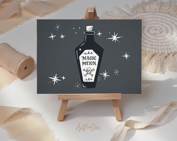 Magic Potion Halloween Custom Holiday Greeting Card