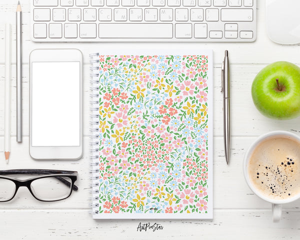 Colorful Floral Personalized Vellum Dashboard