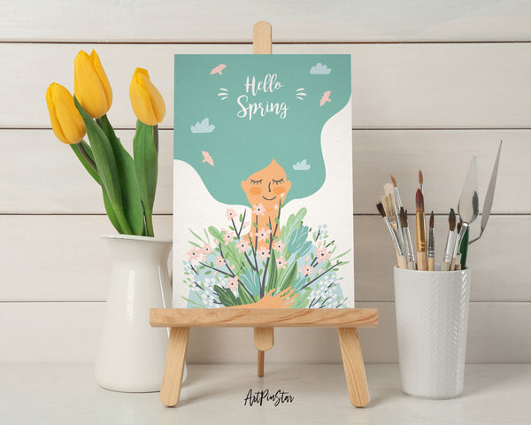 Hello Spring Customizable Season Greeting Cards