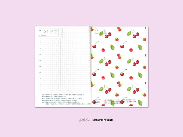 Cherries Raspberries Leaves Personalized Vellum Dashboard