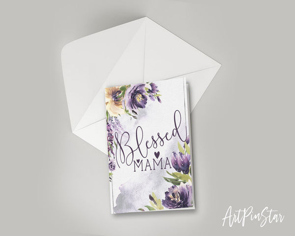 Blessed MAMA Mother's Day Occasion Greeting Cards