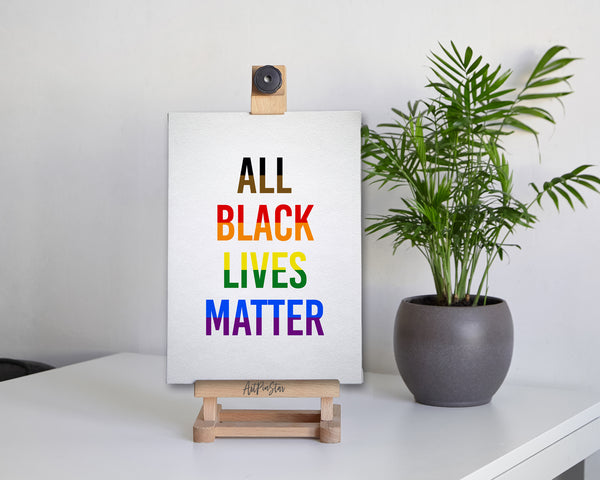 All Black Lives Matter LGBTQ Pride Cards