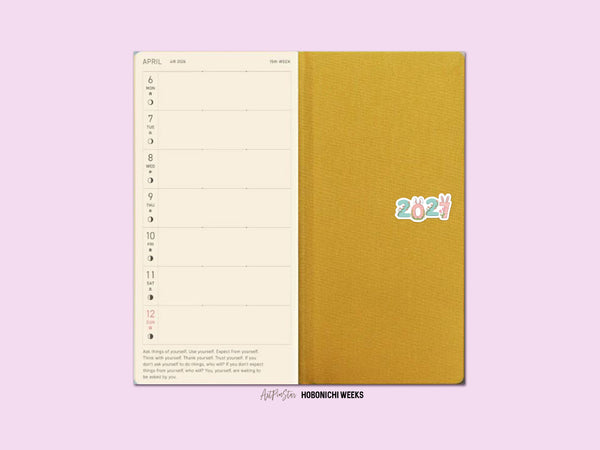 2026 - 2029 Sticker Seals White Stickers