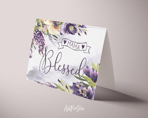Blessed MAMA Mother's Day Occasion Greeting Cards